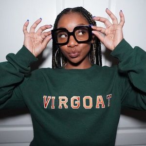 K Mykal- VIRGOAT crewneck